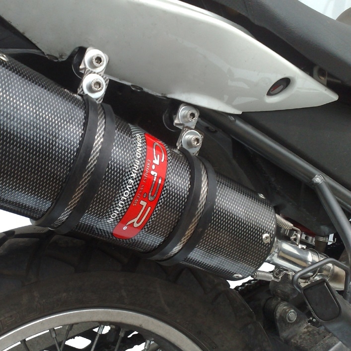Escape compatible con Derbi Terra 125 R -Adventure 2007-2011, Furore Nero, Escape legal, homologado, silenciador con db killer desmontable y tubo de conexión específico 