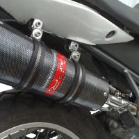 Escape compatible con Derbi Terra 125 R -Adventure 2007-2011, Furore Nero, Escape legal, homologado, silenciador con db killer desmontable y tubo de conexión específico 