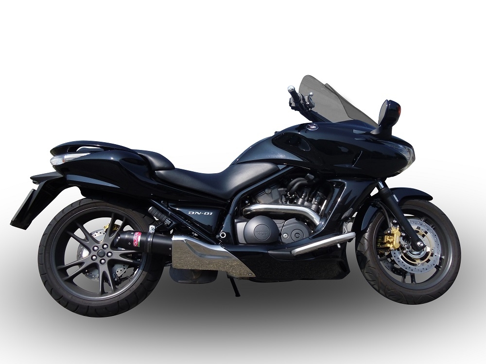 Escape compatible con Honda Dn-01 2008-2010, Furore Poppy, Escape legal, homologado, silenciador con db killer desmontable y tubo de conexión específico 