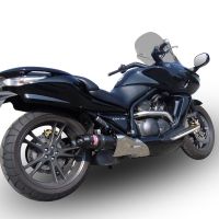 Escape compatible con Honda Dn-01 2008-2010, Furore Nero, Escape legal, homologado, silenciador con db killer desmontable y tubo de conexión específico 