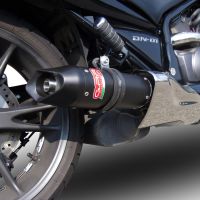 Escape compatible con Honda Dn-01 2008-2010, Furore Nero, Escape legal, homologado, silenciador con db killer desmontable y tubo de conexión específico 