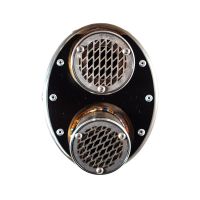 Escape compatible con Cf Moto 800 Mt Touring 2022-2024, Dual Titanium, Escape legal, homologado, silenciador con db killer desmontable y tubo de conexión específico 