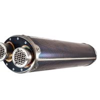 Escape compatible con Triumph Tiger 1200 Gt - Rally 2022-2024, Dual Inox, Escape legal, homologado, silenciador con db killer desmontable y tubo de conexión específico 
