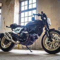 Escape compatible con Ducati Scrambler 800 2017-2020, Deeptone Inox, Escape doble, no legal para los países miembros de la UE, incluidos los db killers extraíbles y los tubos de unión 