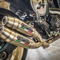 Escape compatible con Ducati Scrambler 800 2017-2020, Deeptone Inox, Escape doble, no legal para los países miembros de la UE, incluidos los db killers extraíbles y los tubos de unión 
