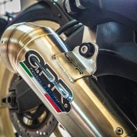 Escape compatible con Ducati Scrambler 800 2017-2020, Powercone Evo, Escape homologaedo, legal para mercados fuera de la UE, incluido tubo de enlace y db killer extraíble 