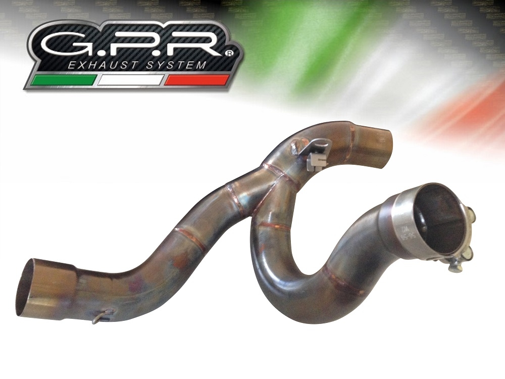Escape compatible con Ducati Multistrada 1260 2018-2020, Decatalizzatore, Tubo supresor de catalizador 
