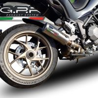 Escape compatible con Ducati Multistrada 1260 2018-2020, M3 Titanium Natural, Escape legal, homologado, silenciador con db killer desmontable y tubo de conexión específico 