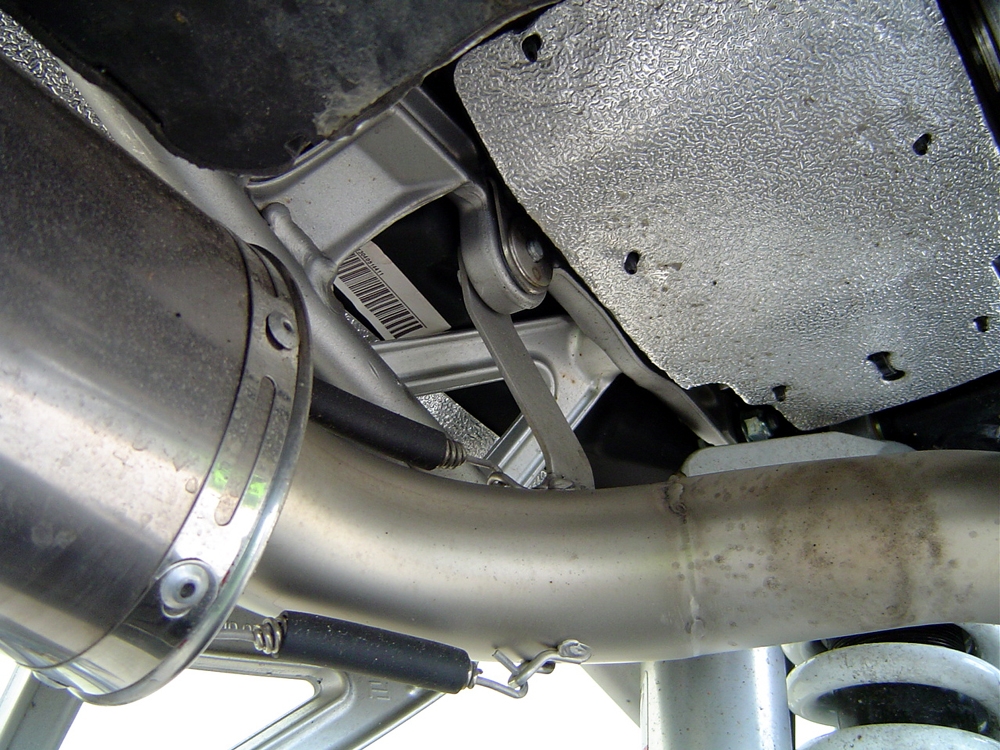 Escape compatible con Ktm Superduke 990 - R ( LC8) 2004-2012, Gpe Ann. Poppy, Par de terminales de escape homologados, con db killer extraíbles y tubos de conexión específicos 