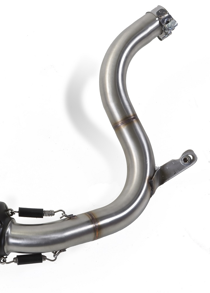 Escape compatible con Ktm Duke 200 2012-2020, Albus Ceramic, Escape legal, homologado, silenciador con db killer desmontable y tubo de conexión específico 