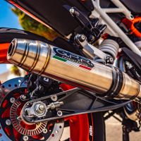 Escape compatible con Ktm Rc 390 2017-2020, Deeptone Inox, Escape legal, homologado, silenciador con db killer desmontable y tubo de conexión específico 