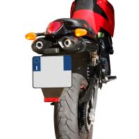 Escape compatible con Ktm Duke II 2000-2006, Furore Nero, Par de terminales de escape homologados, con db killer extraíbles y tubos de conexión específicos 