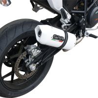 Escape compatible con Ktm Duke 690 2017-2020, Albus Evo4, Escape legal, homologado, silenciador con db killer desmontable y tubo de conexión específico 