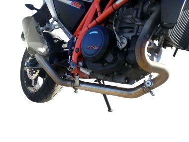 Escape compatible con Ktm Duke 690 2012-2016, Decatalizzatore, Tubo supresor de catalizador 