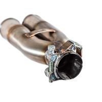 Escape compatible con Zontes Zx 310 2018-2020, F205, Escape legal, homologado, silenciador con db killer desmontable y tubo de conexión específico 