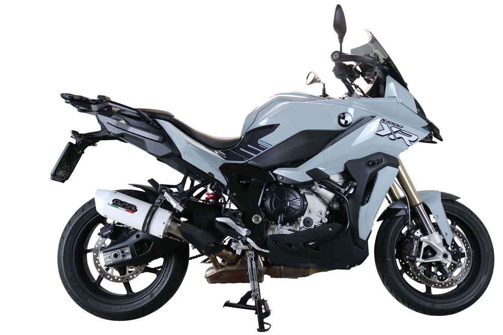 Escape compatible con Bmw S 1000 XR -M 2020-2025, Albus Evo4, Escape legal, homologado, silenciador con db killer desmontable y tubo de conexión específico 
