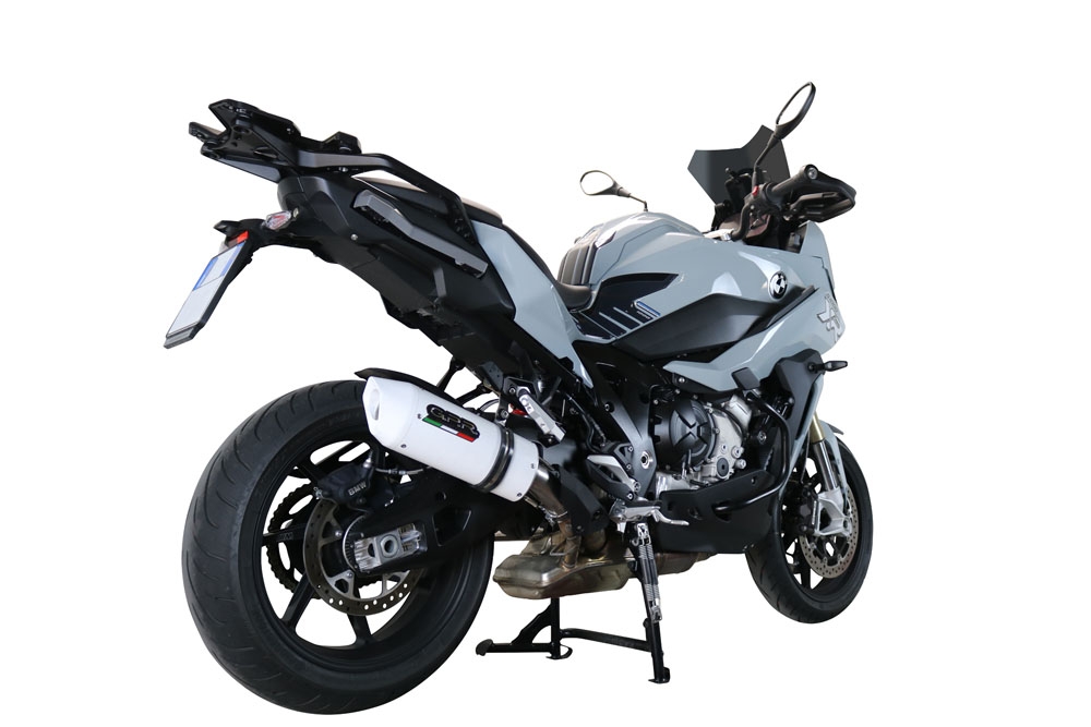 Escape compatible con Bmw S 1000 XR -M 2020-2025, Albus Evo4, Escape legal, homologado, silenciador con db killer desmontable y tubo de conexión específico 