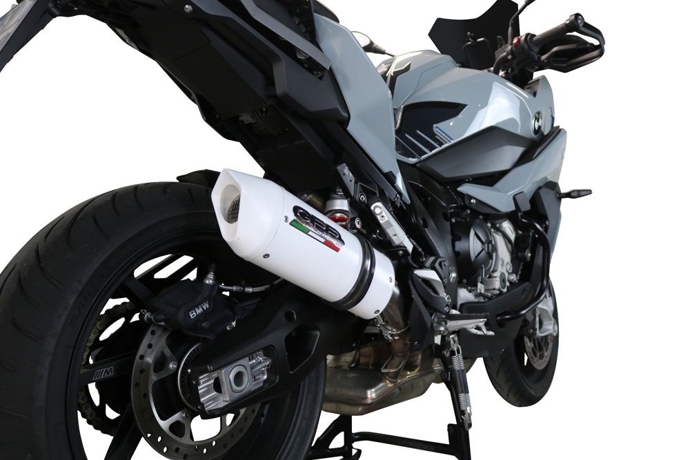 Escape compatible con Bmw S 1000 XR -M 2020-2025, Albus Evo4, Escape legal, homologado, silenciador con db killer desmontable y tubo de conexión específico 