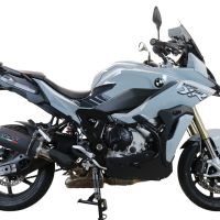 Escape compatible con Bmw S 1000 XR -M 2020-2025, Furore Evo4 Nero, Escape legal, homologado, silenciador con db killer desmontable y tubo de conexión específico 