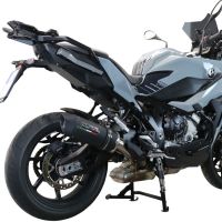 Escape compatible con Bmw S 1000 XR -M 2020-2025, Furore Evo4 Nero, Escape legal, homologado, silenciador con db killer desmontable y tubo de conexión específico 