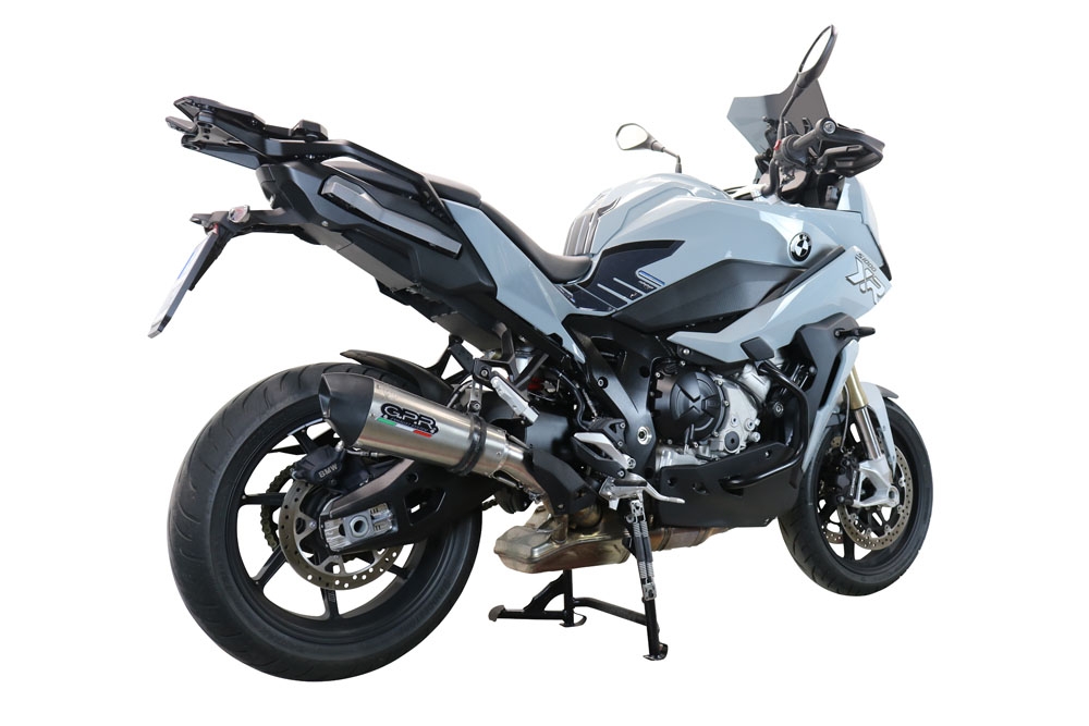 Escape compatible con Bmw S 1000 XR -M 2020-2025, Gpe Ann. titanium, Escape racing, silenciador con tubo de conexion, articulo sin homologacion 