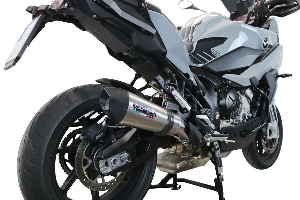Escape compatible con Bmw S 1000 XR -M 2020-2025, Gpe Ann. titanium, Escape racing, silenciador con tubo de conexion, articulo sin homologacion 