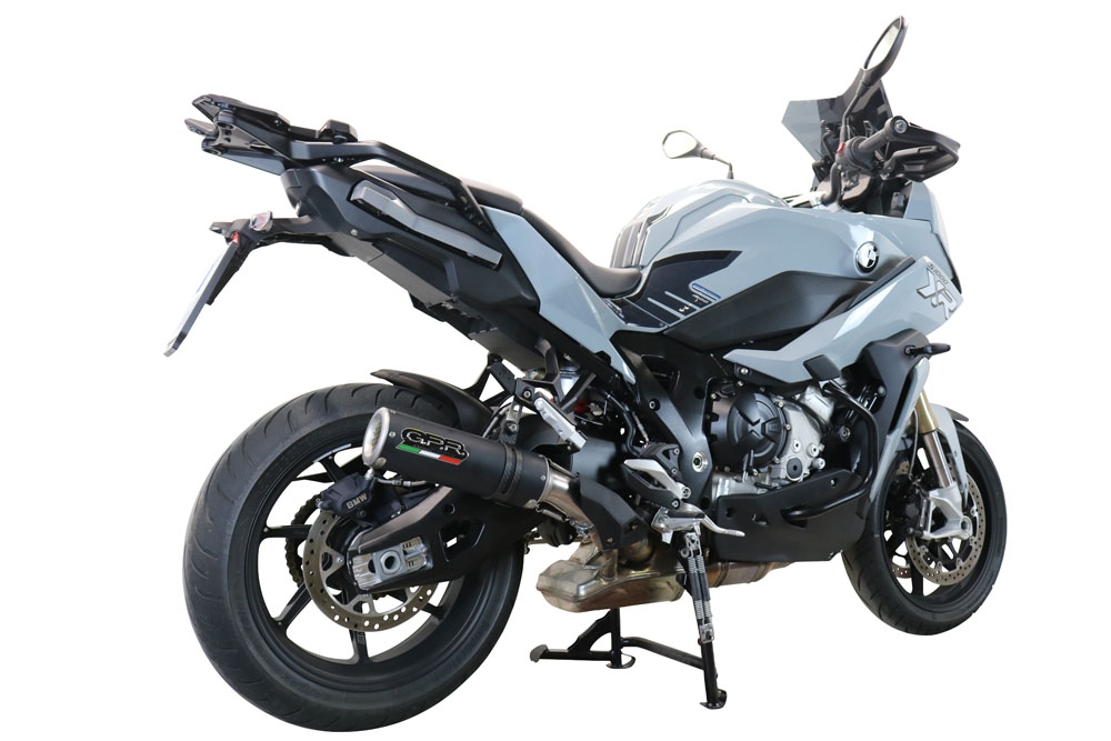 Escape compatible con Bmw S 1000 XR -M 2020-2025, M3 Black Titanium, Escape racing, silenciador con tubo de conexion, articulo sin homologacion 