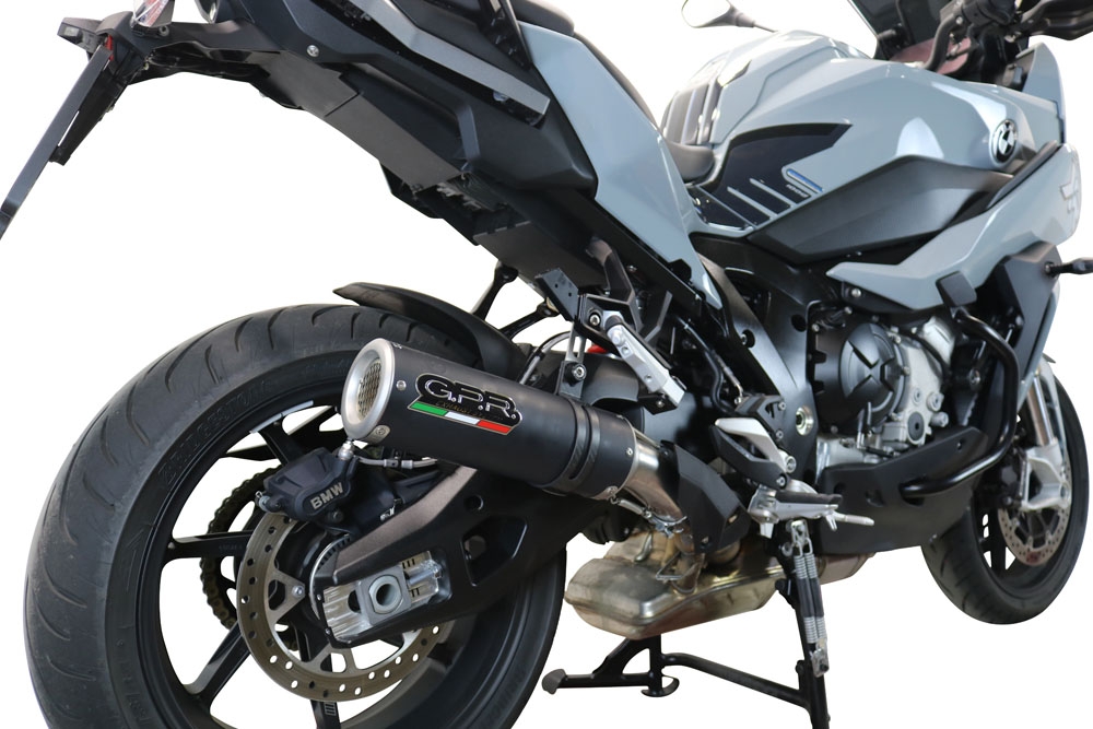 Escape compatible con Bmw S 1000 XR -M 2020-2025, M3 Black Titanium, Escape racing, silenciador con tubo de conexion, articulo sin homologacion 