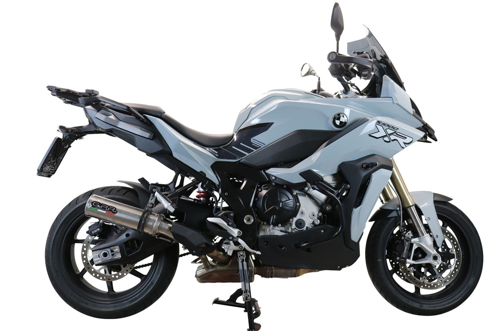 Escape compatible con Bmw S 1000 XR -M 2020-2025, M3 Inox , Escape legal, homologado, silenciador con db killer desmontable y tubo de conexión específico 