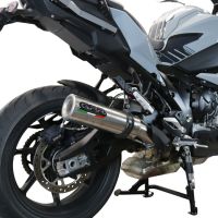 Escape compatible con Bmw S 1000 XR -M 2020-2025, M3 Inox , Escape legal, homologado, silenciador con db killer desmontable y tubo de conexión específico 
