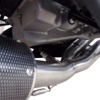 Escape compatible con Kawasaki Er 6 N - F 2012-2016, Gpe Ann. Poppy, Escape completo homologado y legal, incluido db killer extraíble 