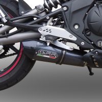 Escape compatible con Cf Moto Nk 650 2012-2016, Gpe Ann. Poppy, Escape legal, homologado, silenciador con db killer desmontable y tubo de conexión específico 