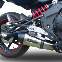Escape compatible con Cf Moto Nk 650 2012-2016, Gpe Ann. titanium, Escape legal, homologado, silenciador con db killer desmontable y tubo de conexión específico 