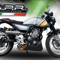 Escape compatible con F.B. Mondial Hps 125 2018-2020, Deeptone Inox, Escape racing, linea completa, suministrado con colector especifico, articulo sin homologacion 