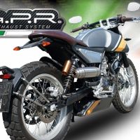 Escape compatible con F.B. Mondial Hps 125 2018-2020, Deeptone Inox, Escape racing, linea completa, suministrado con colector especifico, articulo sin homologacion 