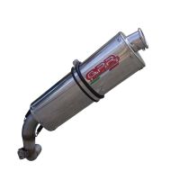 Escape compatible con Bmw F 650 St 1993-2002, Trioval, Escape legal, homologado, silenciador con db killer desmontable y tubo de conexión específico 