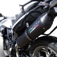 Escape compatible con Bmw F 700 Gs 2016-2018, Furore Evo4 Nero, Escape legal, homologado, silenciador con db killer desmontable y tubo de conexión específico 