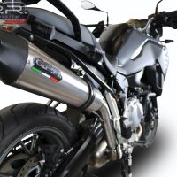Escape compatible con Bmw F 750 Gs 2021-2024, GP Evo4 Titanium, Escape legal, homologado, silenciador con db killer desmontable y tubo de conexión específico 