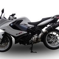 Escape compatible con Bmw F 800 Gt 2012-2016, Furore Nero, Escape legal, homologado, silenciador con db killer desmontable y tubo de conexión específico 