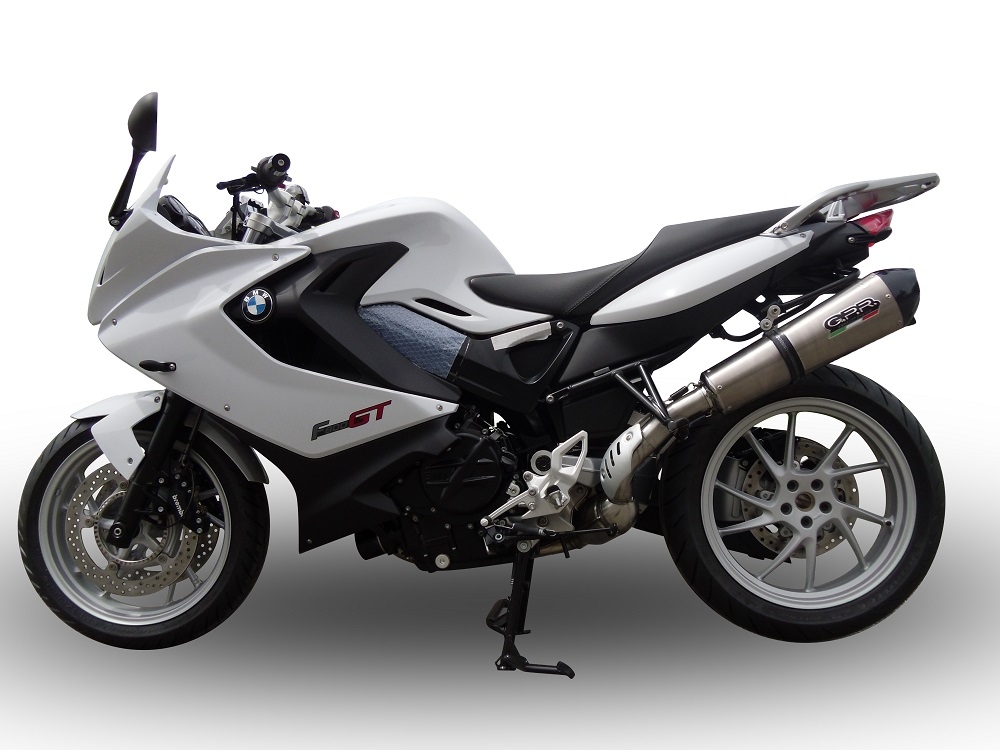 Escape compatible con Bmw F 800 Gt 2012-2016, Gpe Ann. titanium, Escape legal, homologado, silenciador con db killer desmontable y tubo de conexión específico 