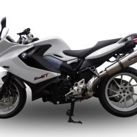 Escape compatible con Bmw F 800 Gt 2012-2016, Gpe Ann. titanium, Escape legal, homologado, silenciador con db killer desmontable y tubo de conexión específico 