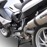 Escape compatible con Bmw F 800 Gt 2012-2016, Gpe Ann. titanium, Escape legal, homologado, silenciador con db killer desmontable y tubo de conexión específico 