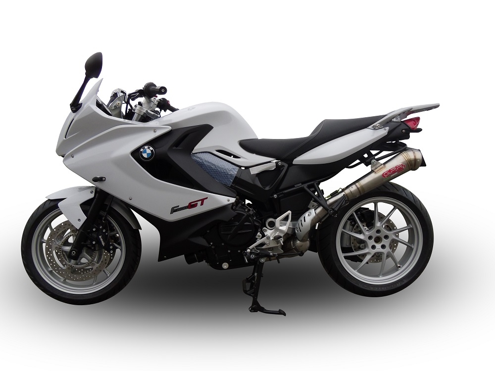 Escape compatible con Bmw F 800 Gt 2012-2016, Powercone Evo, Escape legal, homologado, silenciador con db killer desmontable y tubo de conexión específico 