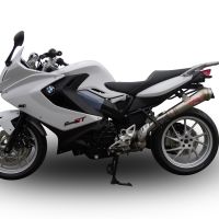 Escape compatible con Bmw F 800 Gt 2012-2016, Powercone Evo, Escape legal, homologado, silenciador con db killer desmontable y tubo de conexión específico 