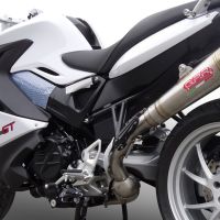 Escape compatible con Bmw F 800 Gt 2012-2016, Powercone Evo, Escape legal, homologado, silenciador con db killer desmontable y tubo de conexión específico 