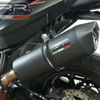 Escape compatible con Bmw F 800 R 2017-2019, Furore Evo4 Nero, Escape legal, homologado, silenciador con db killer desmontable y tubo de conexión específico 