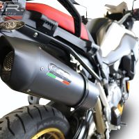 Escape compatible con Bmw F 850 Gs -Adventure 2018-2020, Furore Evo4 Nero, Escape legal, homologado, silenciador con db killer desmontable y tubo de conexión específico 