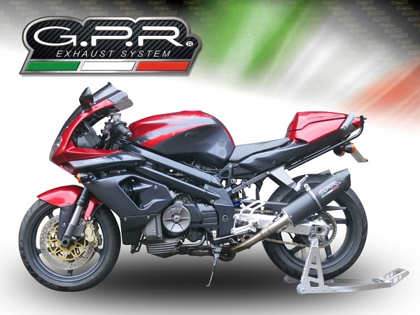 Escape compatible con Aprilia Sl -Falco 1000 2000-2004, Furore Nero, Par de terminales de escape homologados, con db killer extraíbles y tubos de conexión específicos 