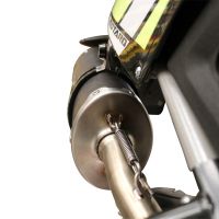 Escape compatible con Fantic Motor 125 M Performance 2019-2020, Furore Nero, Escape legal, homologado, silenciador con db killer desmontable y tubo de conexión específico 