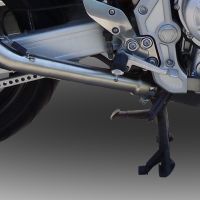 Escape compatible con Yamaha Xjr 1300 2007-2017, Satinox , Escape legal, homologado, silenciador con db killer desmontable y tubo de conexión específico 